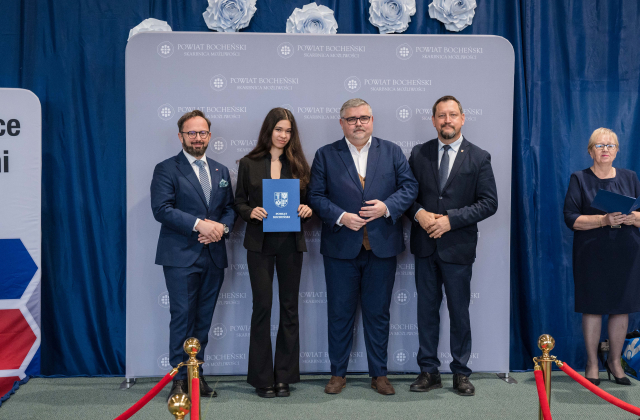 Starosta Bocheński nagrodził uczniów i nauczycieli
