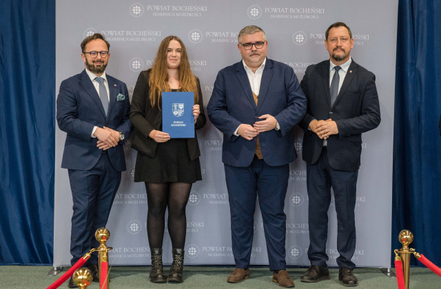 Starosta Bocheński nagrodził uczniów i nauczycieli