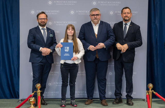 Starosta Bocheński nagrodził uczniów i nauczycieli
