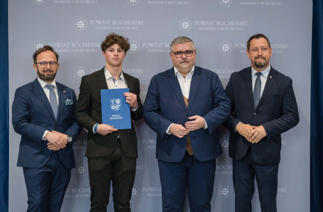 Starosta Bocheński nagrodził uczniów i nauczycieli