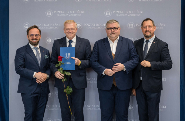 Starosta Bocheński nagrodził uczniów i nauczycieli