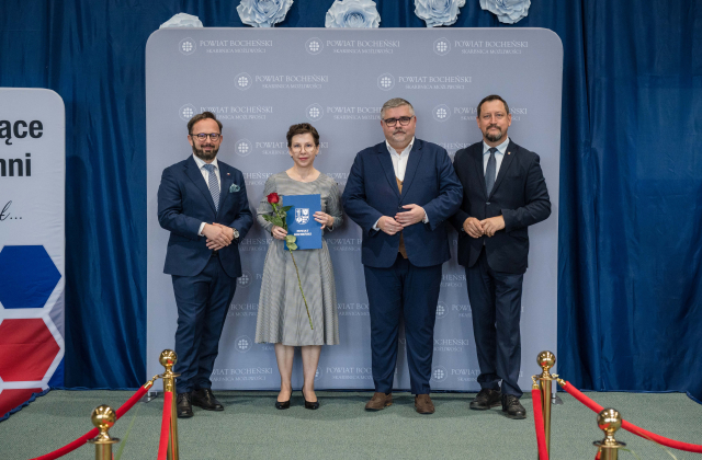 Starosta Bocheński nagrodził uczniów i nauczycieli