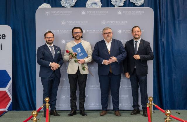 Starosta Bocheński nagrodził uczniów i nauczycieli