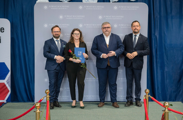 Starosta Bocheński nagrodził uczniów i nauczycieli