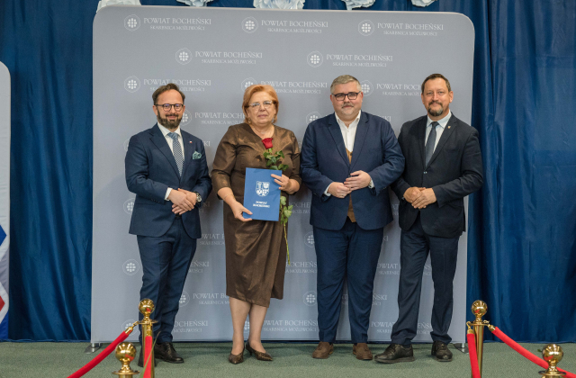 Starosta Bocheński nagrodził uczniów i nauczycieli