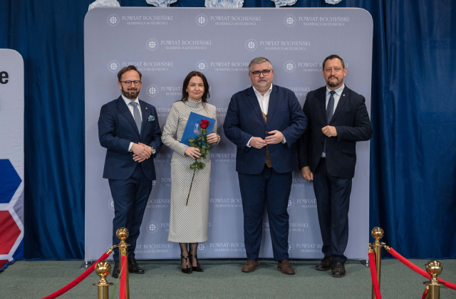 Starosta Bocheński nagrodził uczniów i nauczycieli