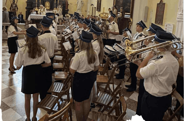 Strażacka Orkiestra Dęta z Królówki z koncertem na Kahlenbergu