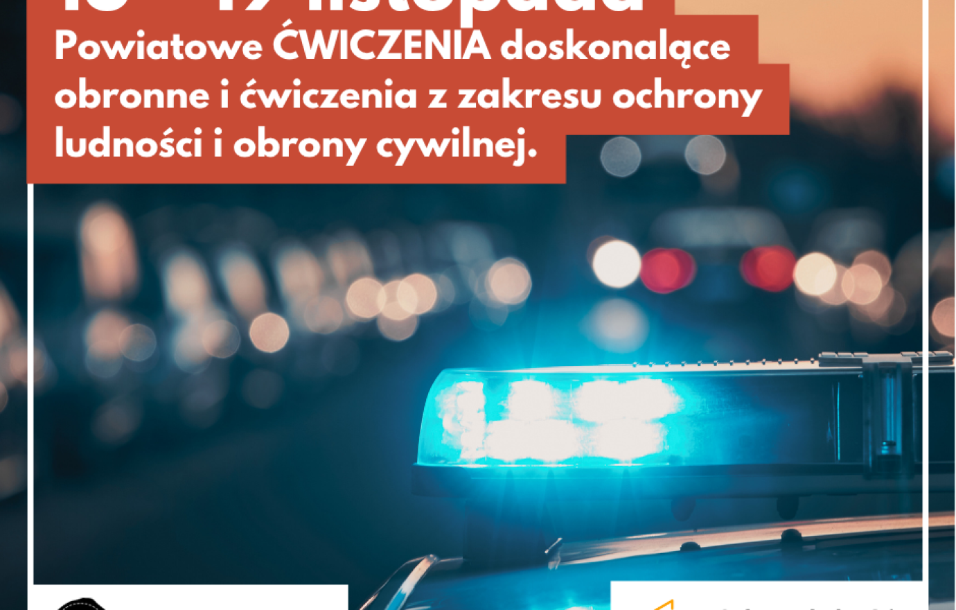 Zawyją syreny – powiatowe ćwiczenia obronne oraz z zakresu ochrony ludności