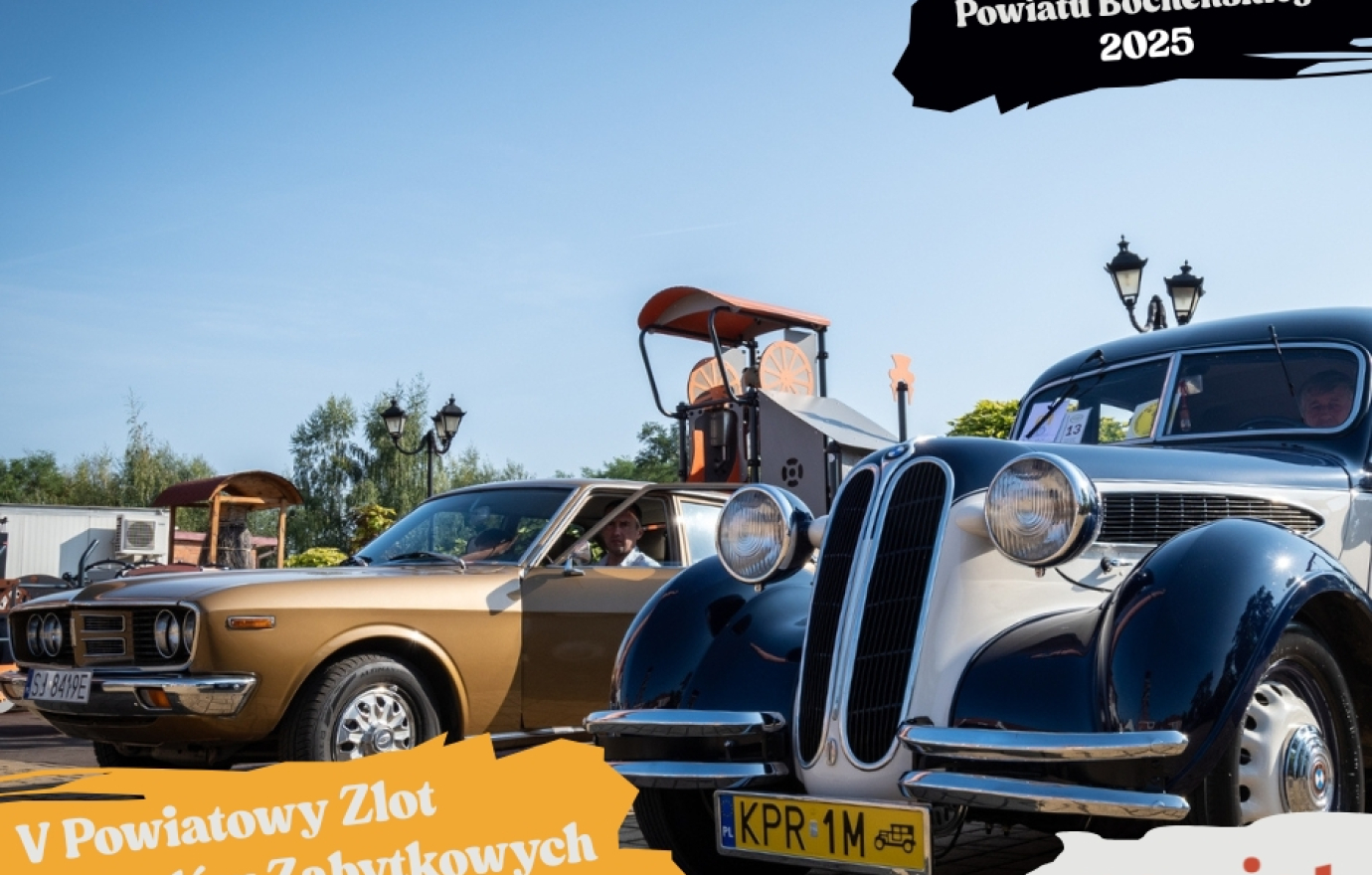 Masz zabytkowy pojazd? Pokaż go światu! Ruszyły zapisy na V Powiatowy Zlot Pojazdów Zabytkowych