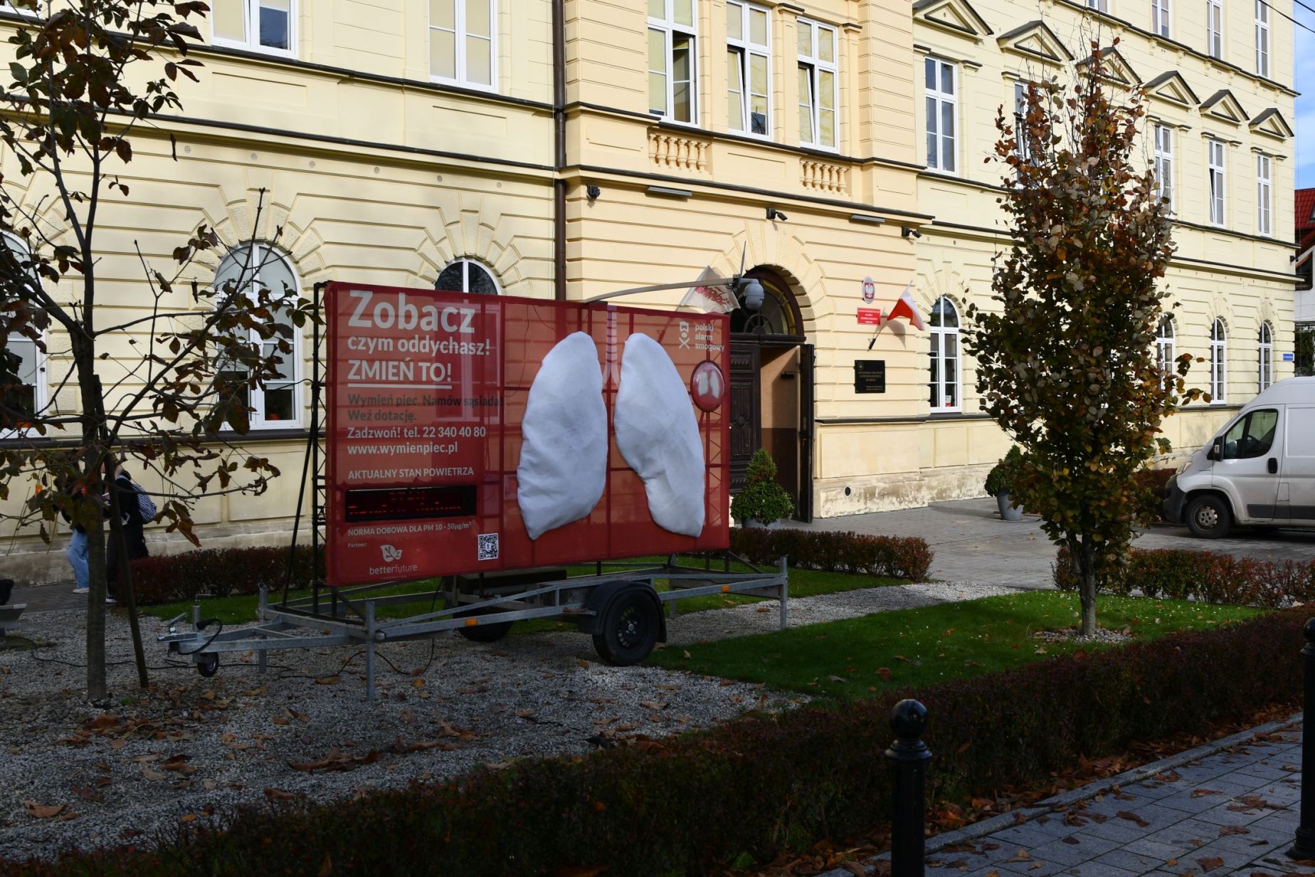 Mobilne Płuca przez I LO w Bochni