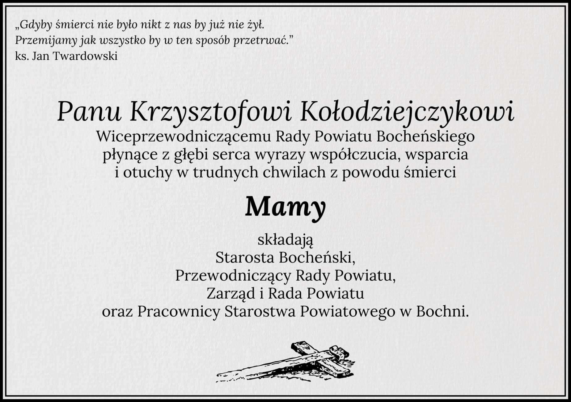 Kondolencje