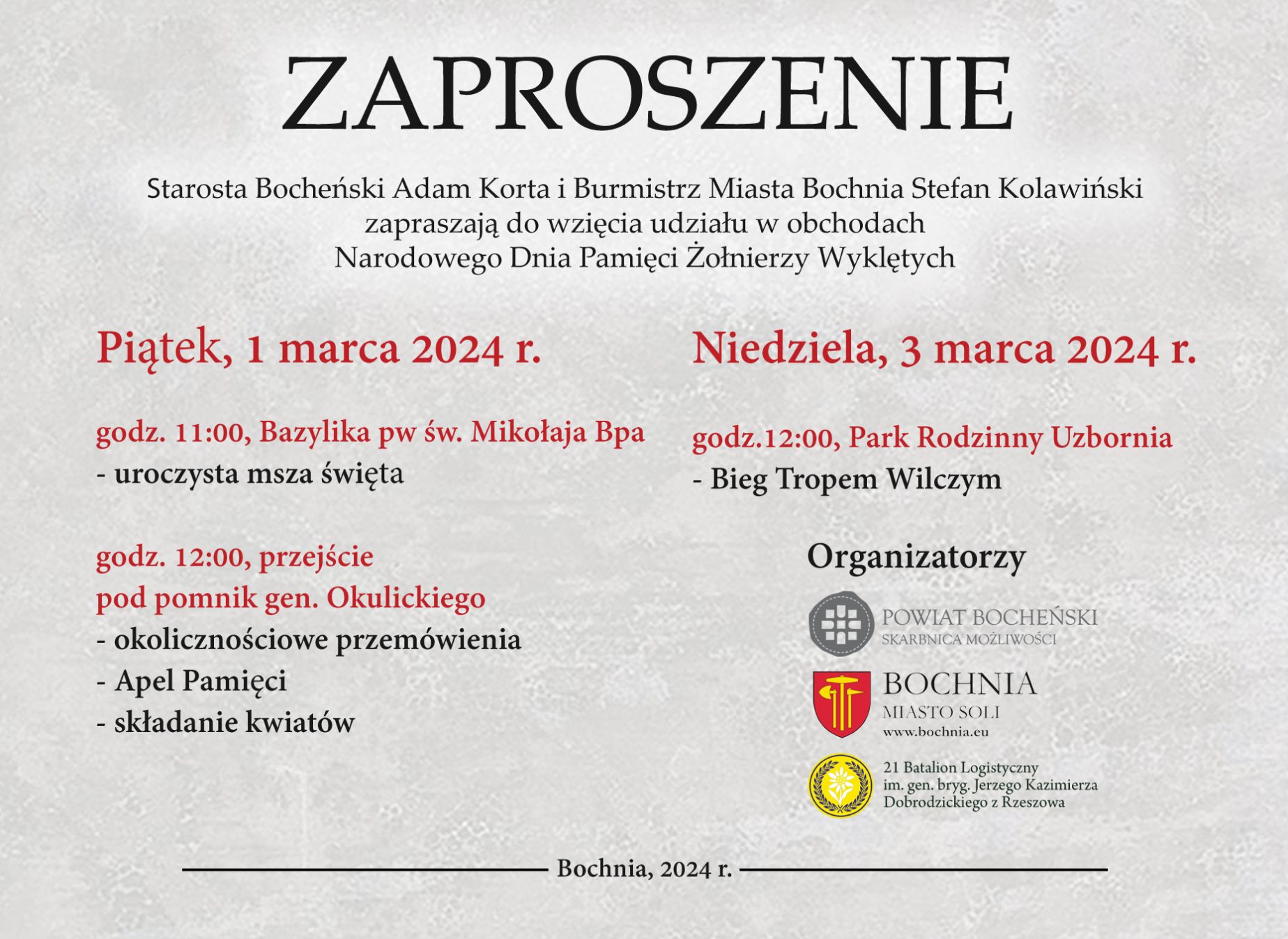 Obchody Narodowego Dnią Pamięci Żołnierzy Wykletych 