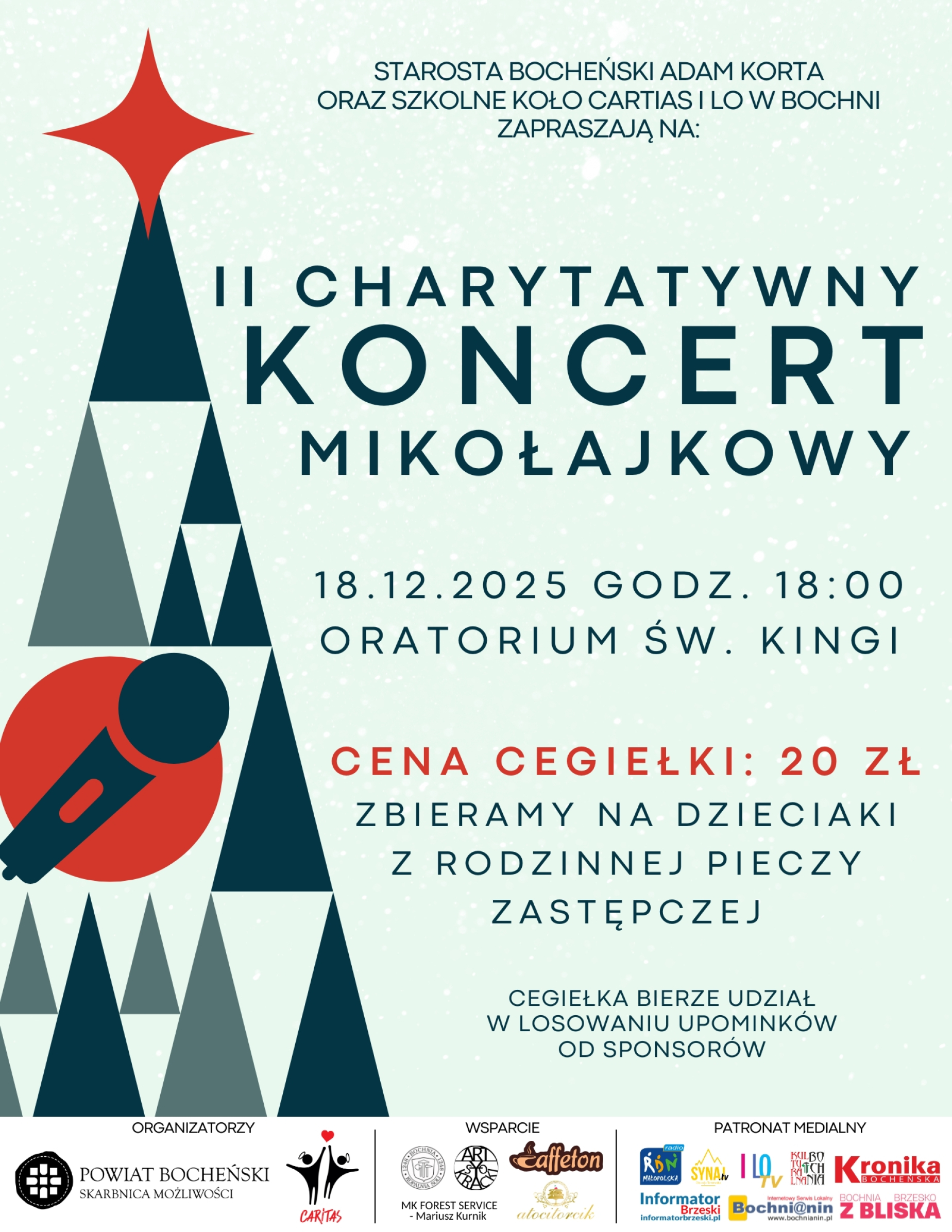 Dobro brzmi najpiękniej – II Charytatywny Koncert Mikołajowy w Bochni