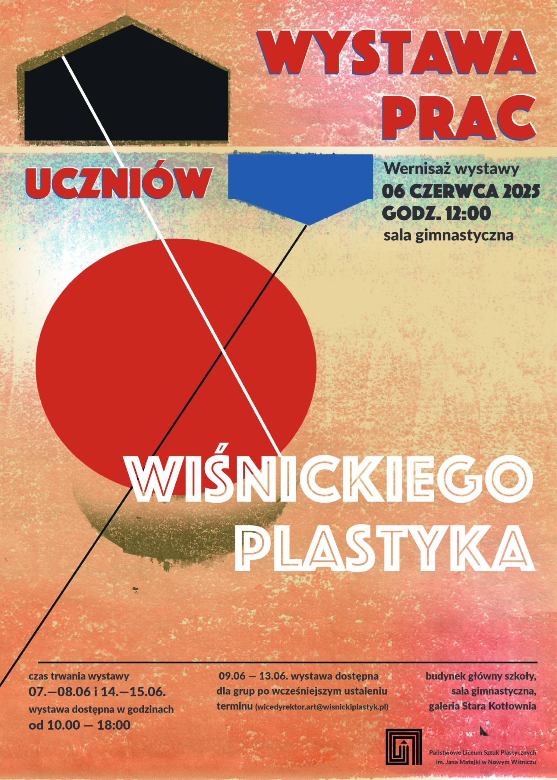 Wernisaż prac uczniów wiśnickiego plastyka