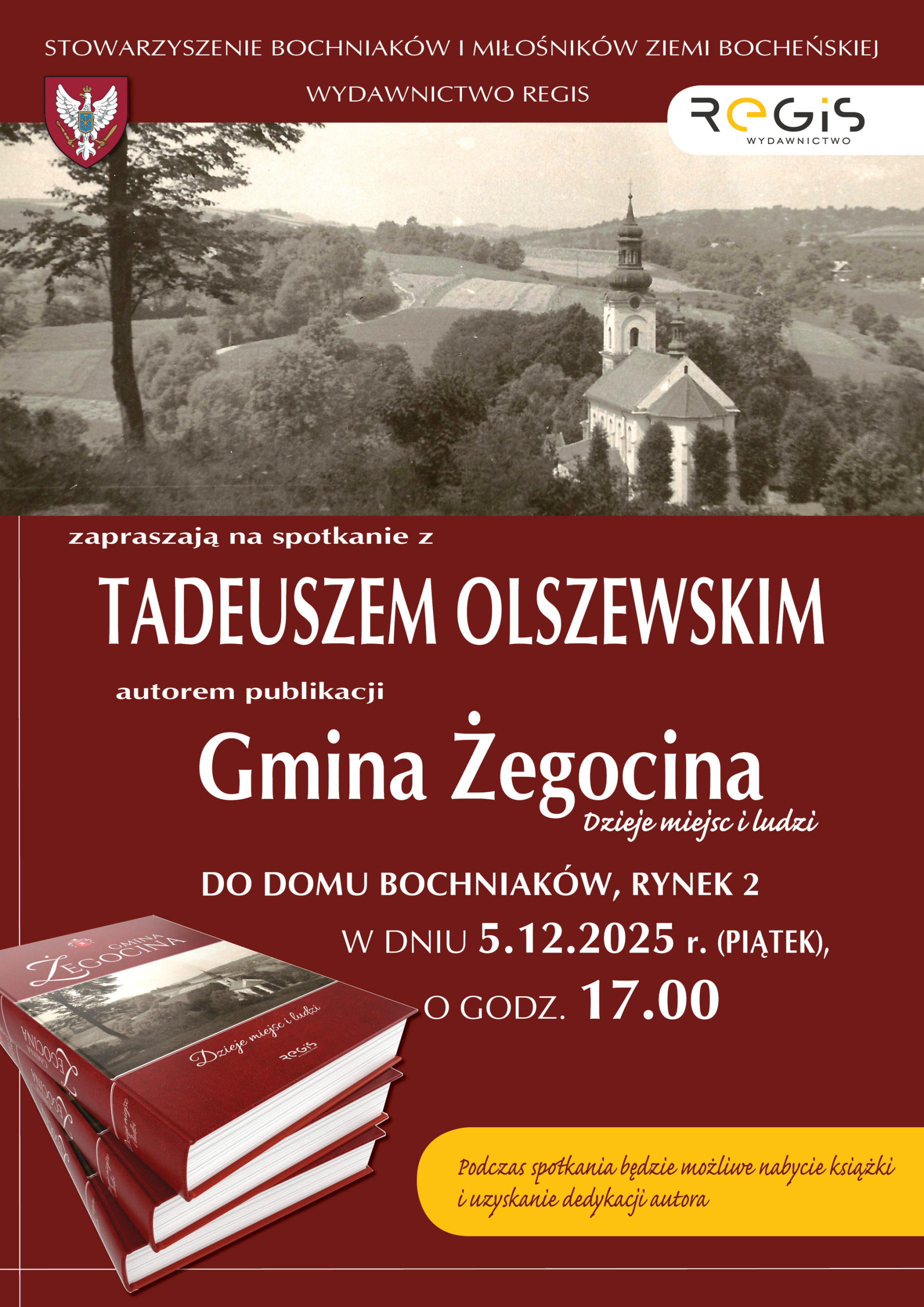 Spotkanie autorskie z Tadeuszem Olszewskim w Domu Bochniaków