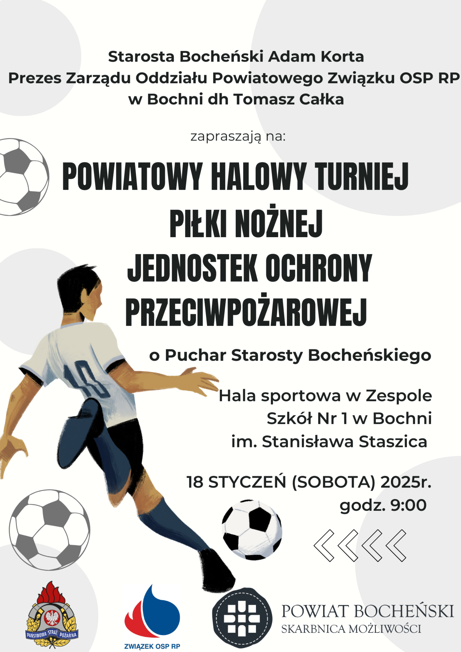 Powiatowy Halowy Turniej Piłki Nożnej OSP