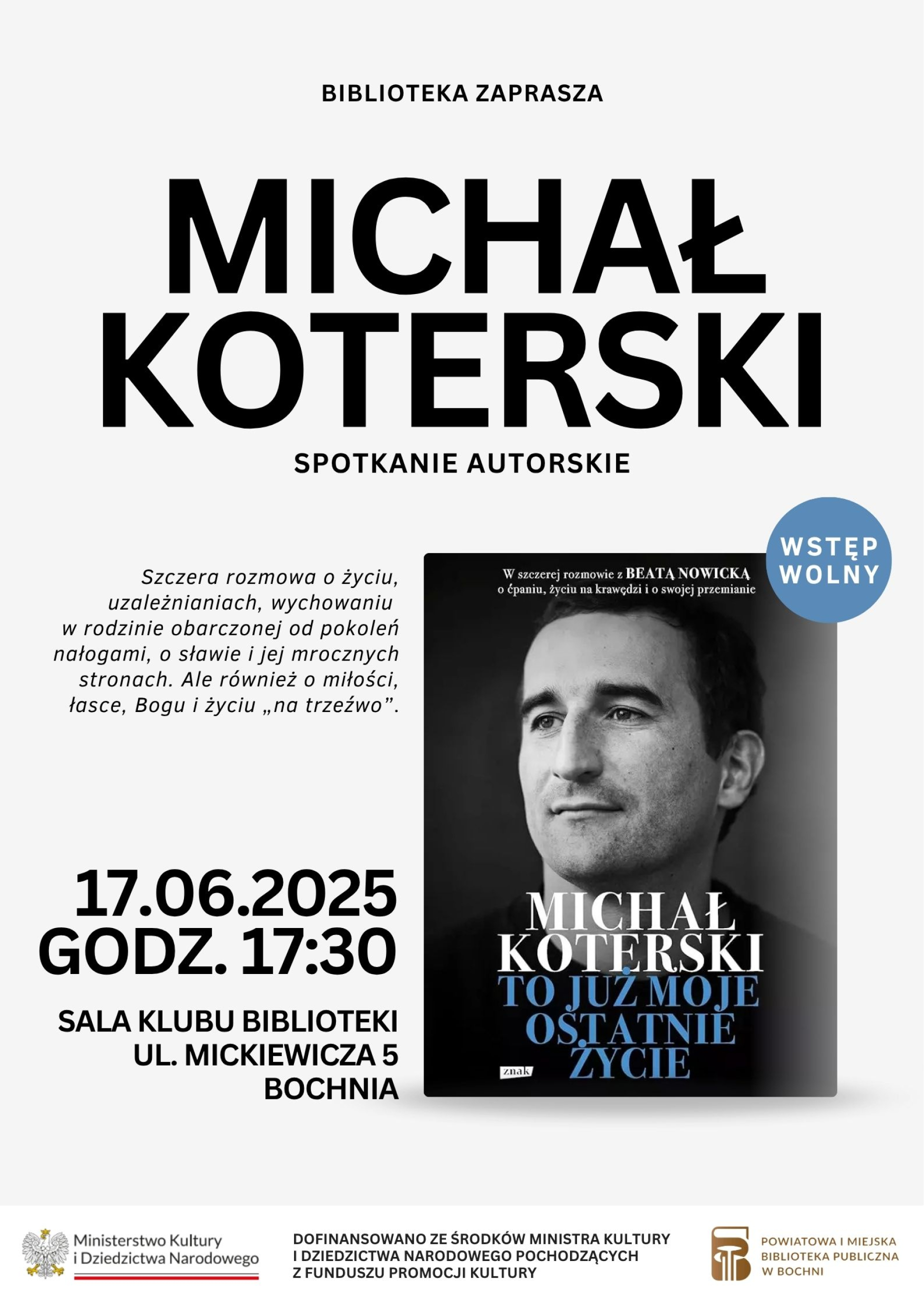 Spotkanie autorskie z Michałem Koterskim