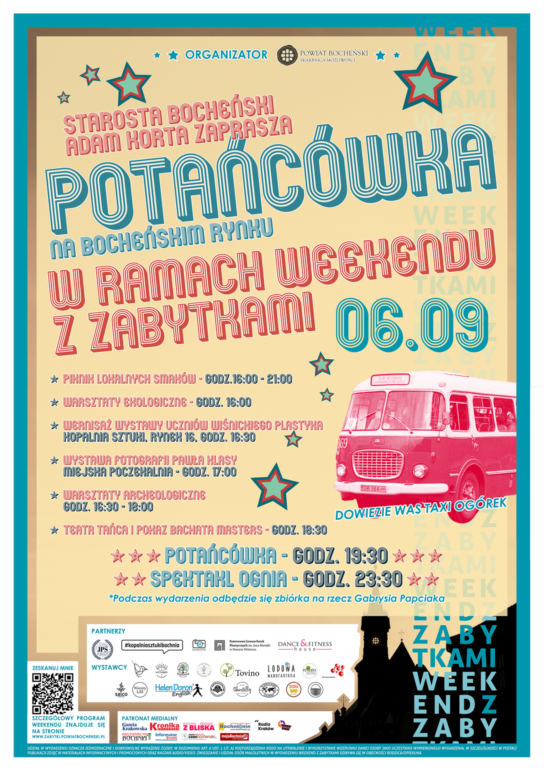 Potańcówka na rozpoczęcie Weekendu z Zabytkami Powiatu Bocheńskiego