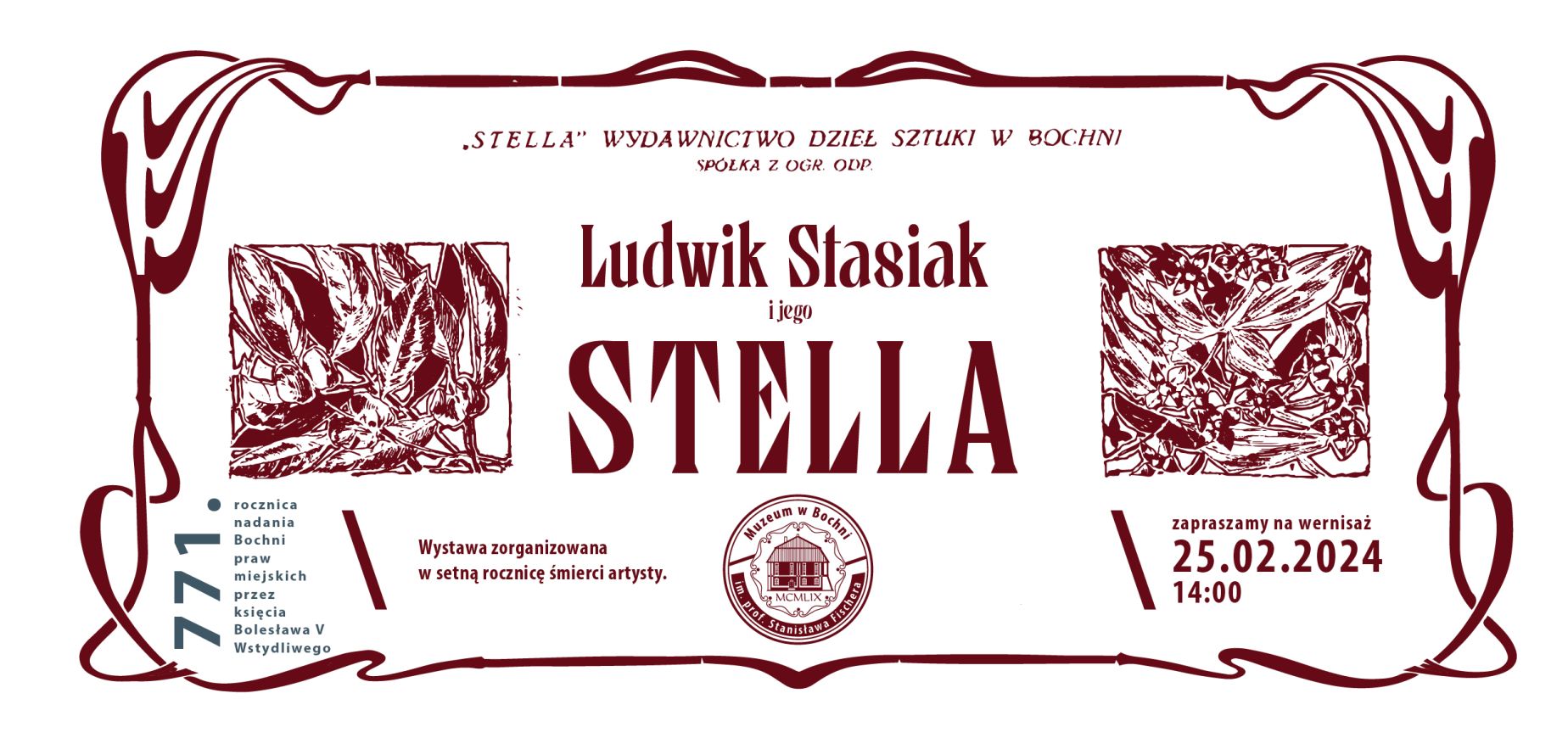 Zaproszenie na wernisaż wystawy 