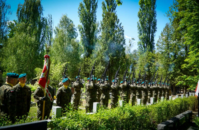 Miejsce pochówku gen. bryg. Jerzego Dobrodzickiego z tytułem Grobu Weterana Walk o Wolność i Niepodległość Polski