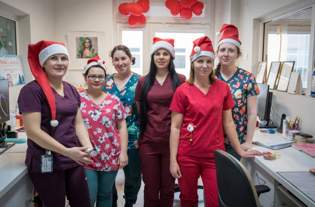 Mikołaj odwiedził oddział dziecięcy bocheńskiego szpitala