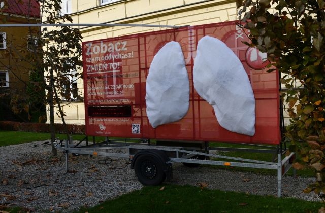 Mobilne Płuca przez I LO w Bochni