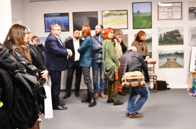 Finisaż wystawy prac powstałych podczas pleneru malarskiego