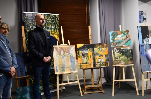 Finisaż wystawy prac powstałych podczas pleneru malarskiego