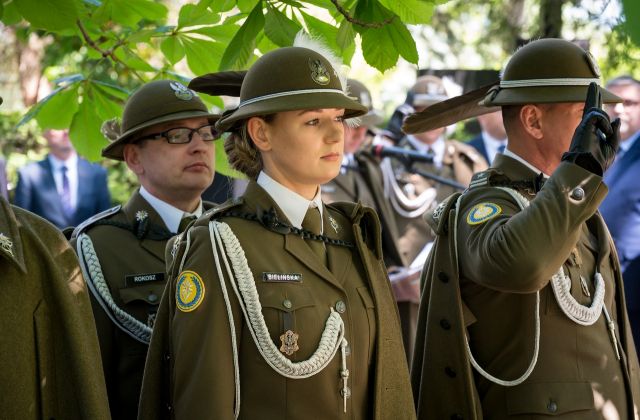 Miejsce pochówku gen. bryg. Jerzego Dobrodzickiego z tytułem Grobu Weterana Walk o Wolność i Niepodległość Polski