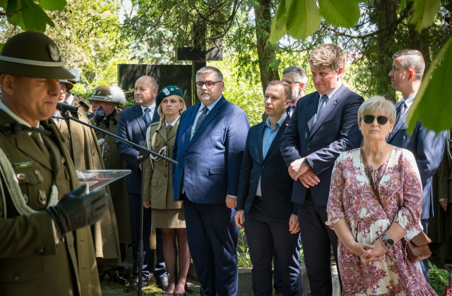 Miejsce pochówku gen. bryg. Jerzego Dobrodzickiego z tytułem Grobu Weterana Walk o Wolność i Niepodległość Polski