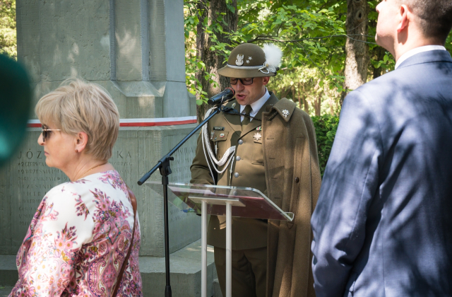 Miejsce pochówku gen. bryg. Jerzego Dobrodzickiego z tytułem Grobu Weterana Walk o Wolność i Niepodległość Polski