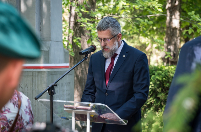 Miejsce pochówku gen. bryg. Jerzego Dobrodzickiego z tytułem Grobu Weterana Walk o Wolność i Niepodległość Polski