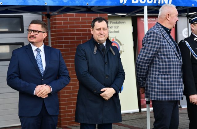 Młodzież biorąca udział w konkursie Młodzież Zapobiega Pożarom