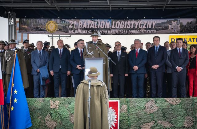Święto 21 Batalionu Logistycznego im. gen. bryg. Jerzego Kazimierza Dobrodzickiego