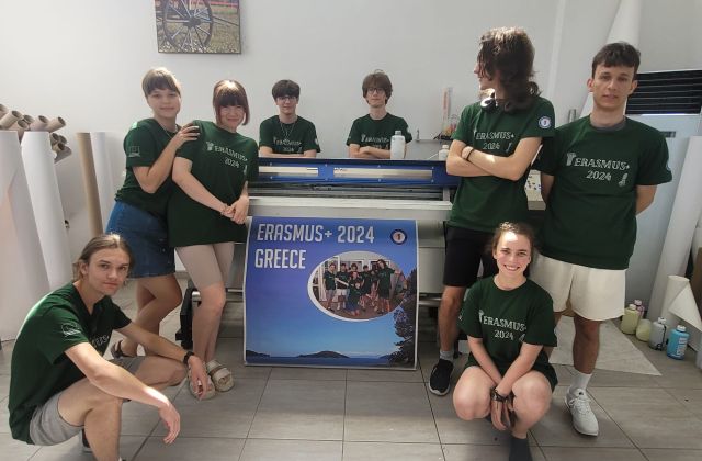 Uczniowie Mechanika na stażu w Grecji