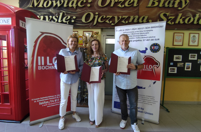 Edukacja ponad granicami – kolejny sukces Erasmusa  w II LO w Bochni