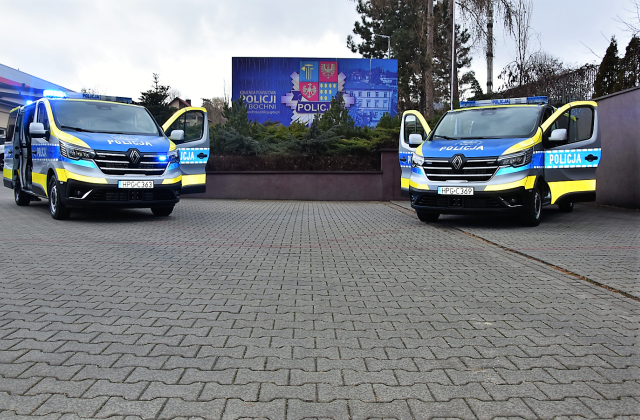 Nowe radiowozy w Komendzie Powiatowej Policji w Bochni