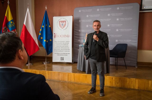 Spotkanie z Piotrem Pogonem w Starostwie Powiatowym 