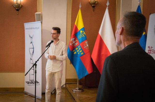 Spotkanie z Piotrem Pogonem w Starostwie Powiatowym 