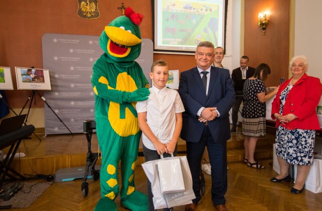 Bezpiecznie na wsi mamy, bo o zdrowie dbamy - wręczenie nagród w konkursie