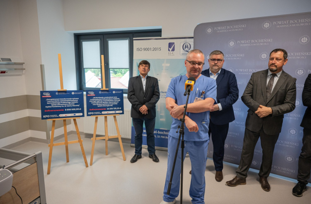 Konferencja prasowa dot. inwestycji dofinansowanych ze środków z Krajowego Planu Odbudowy