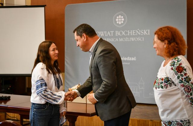 Uczniowe z Lwowa odwiedzili 1 LO w Bochni
