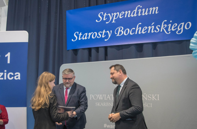 Stypendia i Nagrody Starosty Bocheńskiego dla uczniów i nauczycieli