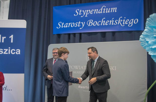 Stypendia i Nagrody Starosty Bocheńskiego dla uczniów i nauczycieli