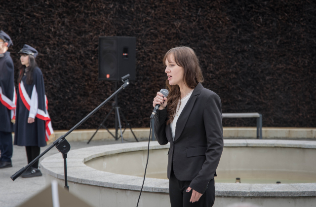 Ślubowanie pierwszoklasistów I Liceum Ogólnokształcącego w Bochni