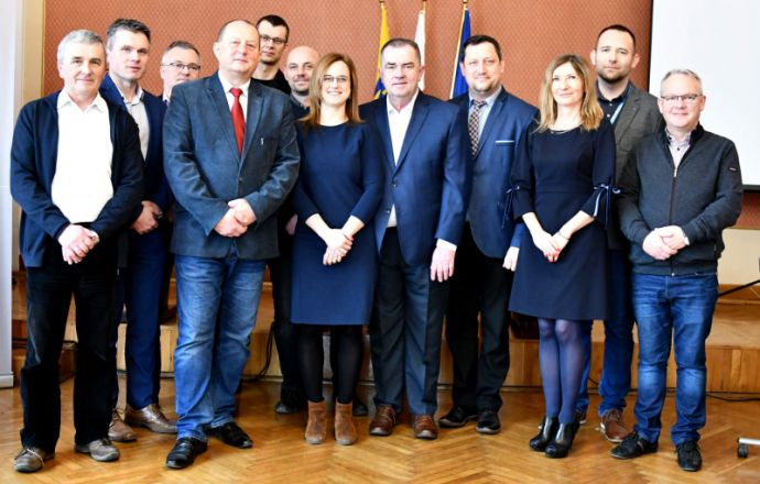 Podziękowania na komisji ds. organizacji ruchu