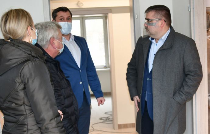 Prace w budynku byłego DPS-u na ukończeniu