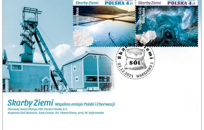 Znaczki z emisji "Skarby Ziemii"