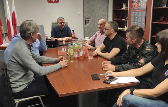 Wieczorne posiedzenie sztabu kryzysowego