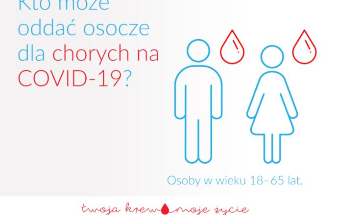 Kto może oddać osocze chorym na COVID-19